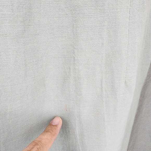 SuZen Vintage Women's Linen Blend Sleeveless A-line Midi Dress - S - Picture 5 of 9